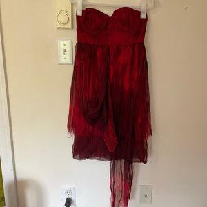 Dark red Alice and Olivia dress